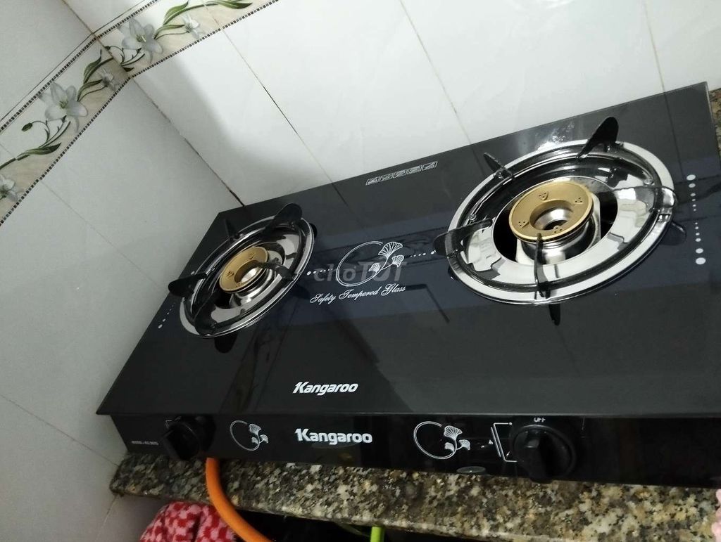 Bếp ga đôi Kangaroo KG207G Đen. Mua bán Bếp, lò, đồ điện nhà bếp tại Thành phố Bến Tre Bến Tre được đăng bởi Tạp Hóa Online hình 1