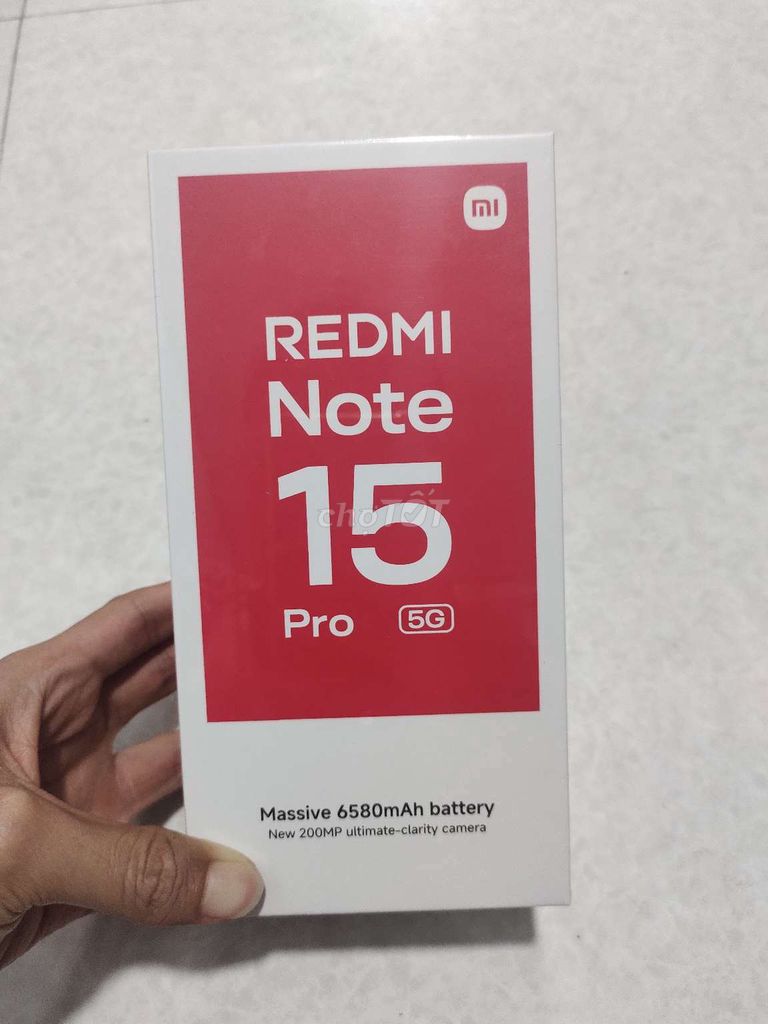 Xiaomi Redmi Note 15 Pro 5G Đen new seal. Mua bán Điện thoại tại Quận 7 Tp Hồ Chí Minh được đăng bởi Duy hình 1
