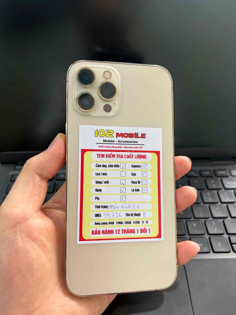 iPhone 12 Pro Max 128GB Vàng gold máy đẹp keng. Mua bán Điện thoại tại Thành phố Buôn Ma Thuột Đắk Lắk được đăng bởi Nguyễn Hoàng hình 1