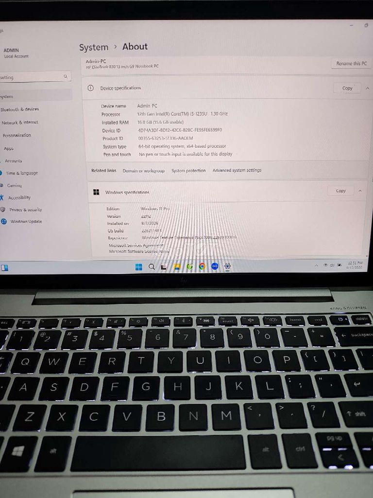 HP Elitebook 930 G9 i5 12th 16GB Bạc. Mua bán Laptop tại Thị xã Phú Mỹ Bà Rịa - Vũng Tàu được đăng bởi Hiếu Nguyễn hình 1