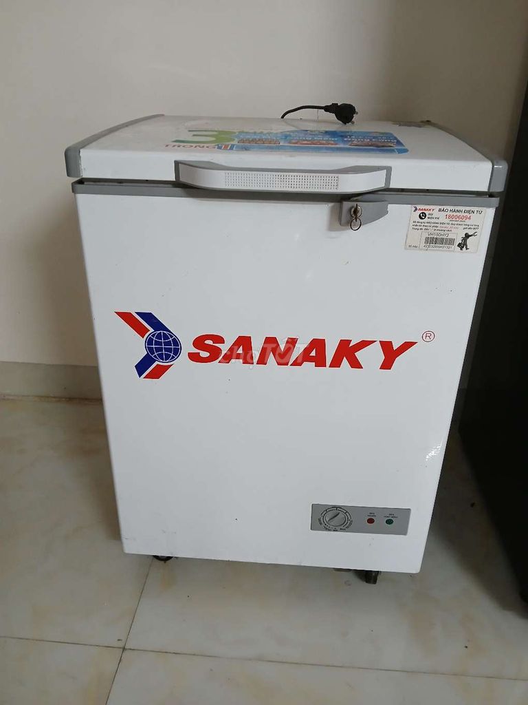Tủ đông SANAKY 100 lít Trắng 90% mới. Mua bán Tủ lạnh tại Thành phố Quảng Ngãi Quảng Ngãi được đăng bởi John Nguyen hình 1