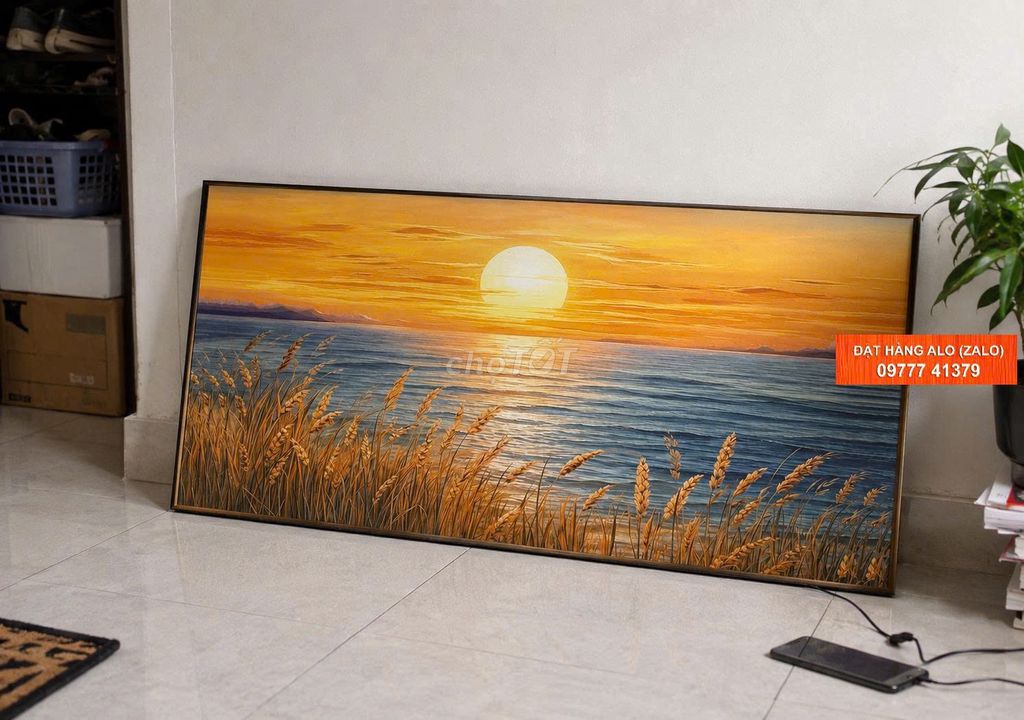 Tranh treo tường Vải canvas. Mua bán Đồ sưu tầm, đồ cổ tại Quận Đống Đa Hà Nội được đăng bởi Xưởng Tranh Đẹp hình 1