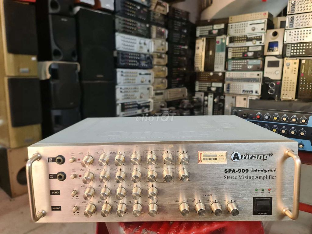Ampli Arirang SPA-909 Vàng. Mua bán Tivi, Âm thanh tại Quận 3 Tp Hồ Chí Minh được đăng bởi Xuanthuy hình 1