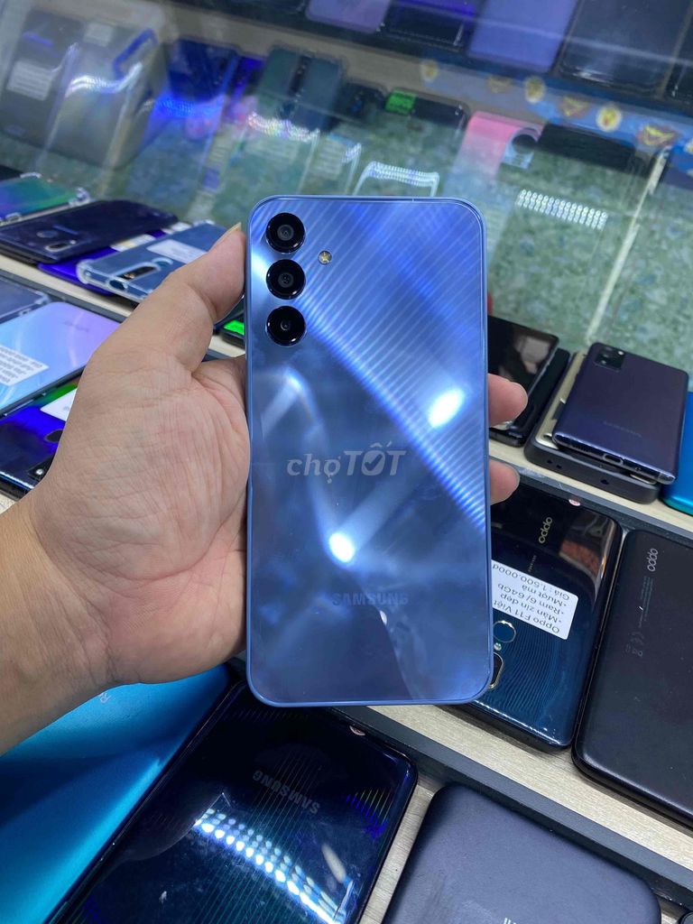 Samsung Galaxy A15 128GB Xanh. Mua bán Điện thoại tại Thành phố Bến Tre Bến Tre được đăng bởi Điện thoại Bến Tre giá rẻ hình 1