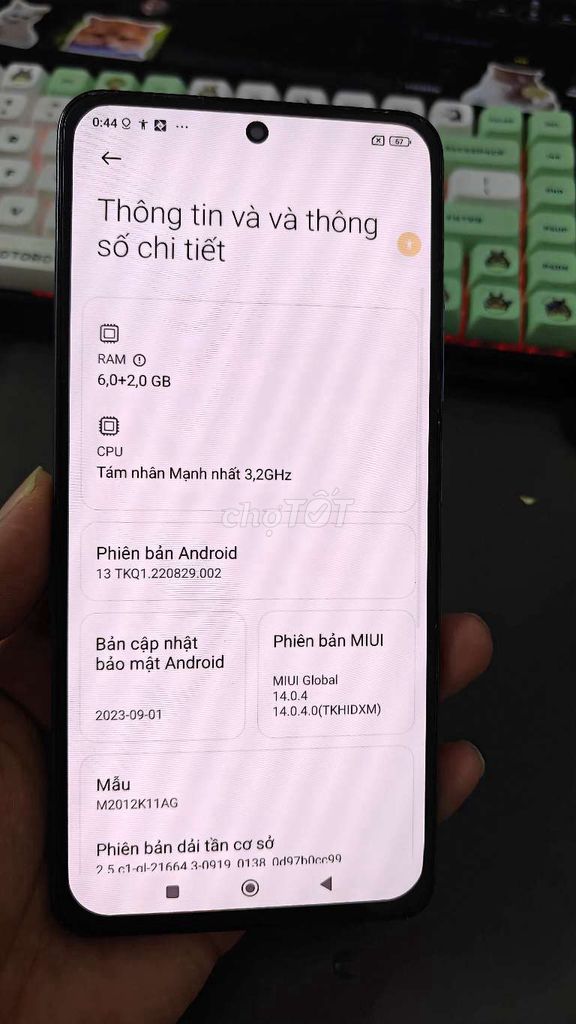POCO F3 128GB Trắng. Mua bán Điện thoại tại Thành phố Thủ Đức Tp Hồ Chí Minh được đăng bởi Điện Thoại Giá Tốt hình 1