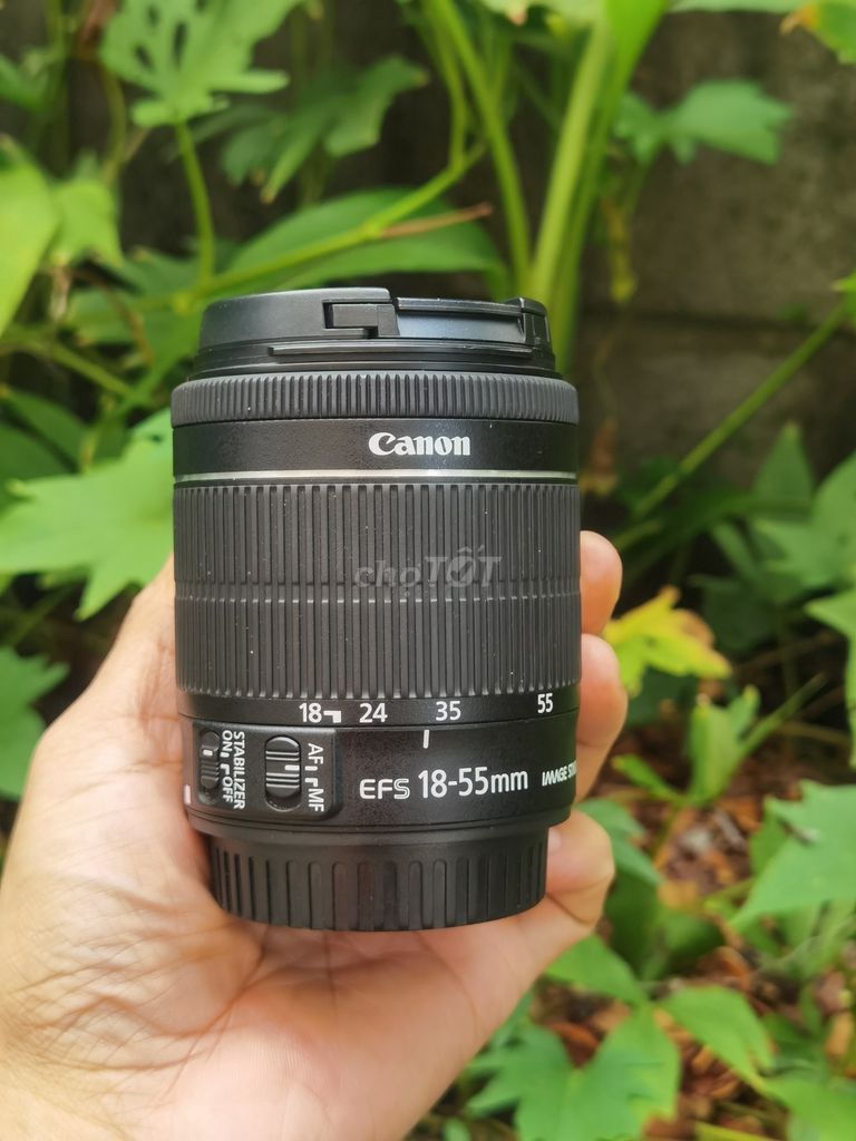 Ống kính Canon EF-S 18-55mm Đen. Mua bán Máy ảnh, Máy quay tại Huyện Đức Hòa Long An được đăng bởi Nia hình 1