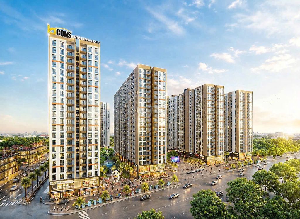 130TR CĂN 2PN 2WC TẠI CENTRAL PARK BIÊN HÒA, VIEW PHÁO HOA VIN COM