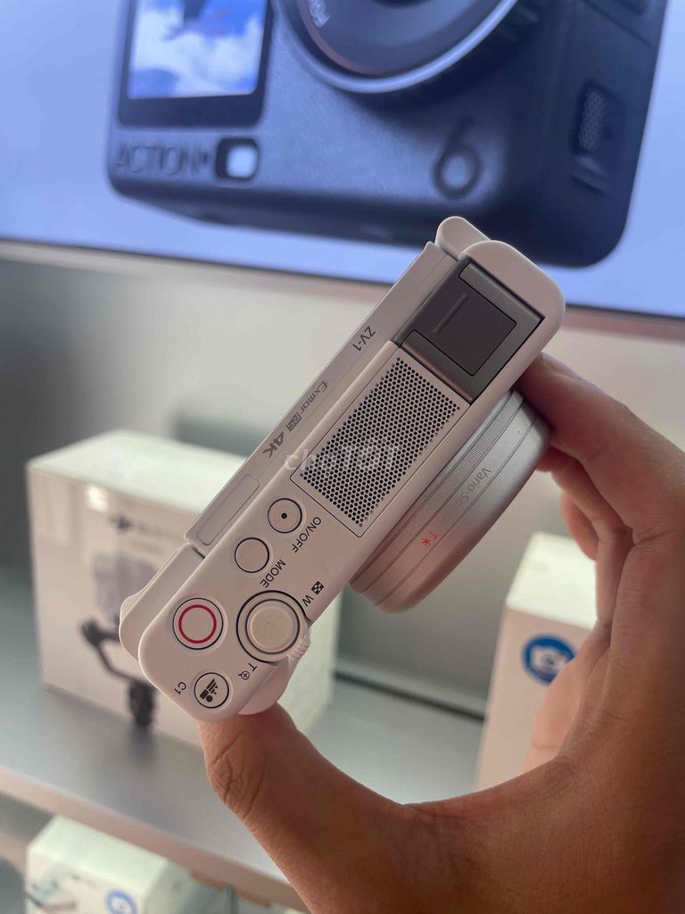 Máy ảnh Sony ZV-1 Trắng. Mua bán Máy ảnh, Máy quay tại Quận 1 Tp Hồ Chí Minh được đăng bởi Hòa Mc hình 1