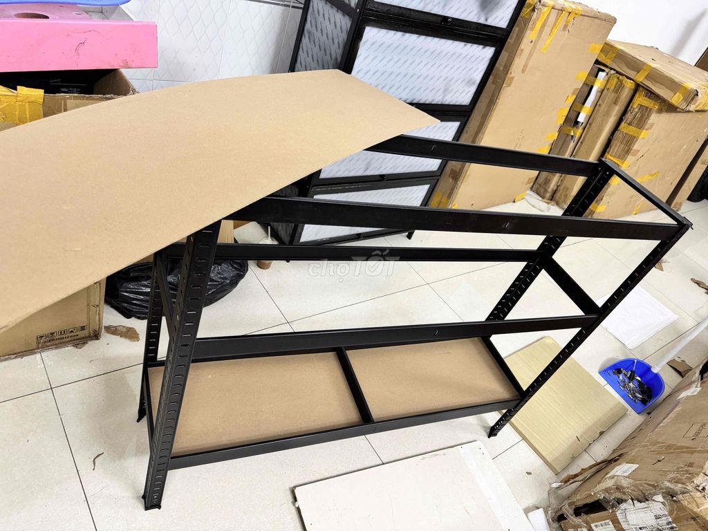 Kệ sắt lắp ráp 3 tầng Đen. Mua bán Tủ, kệ gia đình tại Quận Bình Tân Tp Hồ Chí Minh được đăng bởi Thanh Hoài hình 1