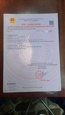 ĐẤT ĐẸP ĐƯỜNG NHỰA - GẦN CHỢ TÂN THÀNH - GIÁ TỐT BÙ ĐỐP - CHÍNH CHỦ