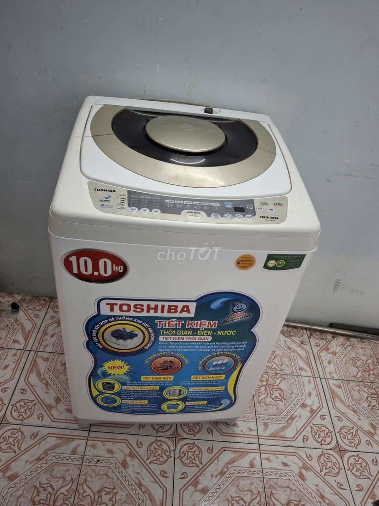 Máy giặt Toshiba 10kg Trắng tiết kiệm điện. Mua bán Máy giặt tại Quận 7 Tp Hồ Chí Minh được đăng bởi Điện Lạnh Giá Tốt hình 1