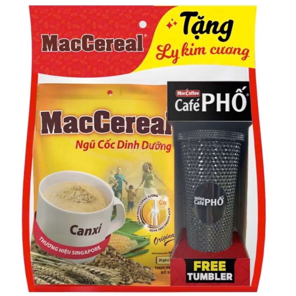 Ngũ cốc dinh dưỡng Canxi kèm ly kim cương. Mua bán Đồ ăn, thực phẩm và các loại khác tại Quận Tân Phú Tp Hồ Chí Minh được đăng bởi Quang Huy hình 1