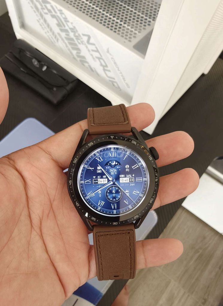 Huawei Watch GT 3 Nâu Dây da. Mua bán Thiết bị đeo thông minh tại Thành phố Sa Đéc Đồng Tháp được đăng bởi Cream hình 1