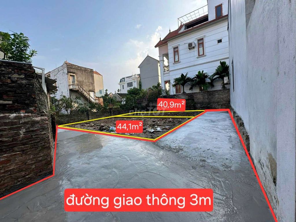 Bán 40,9m2, thôn 4 (Đại Phú) xã Thượng Mỗ, H.Đan Phượng.