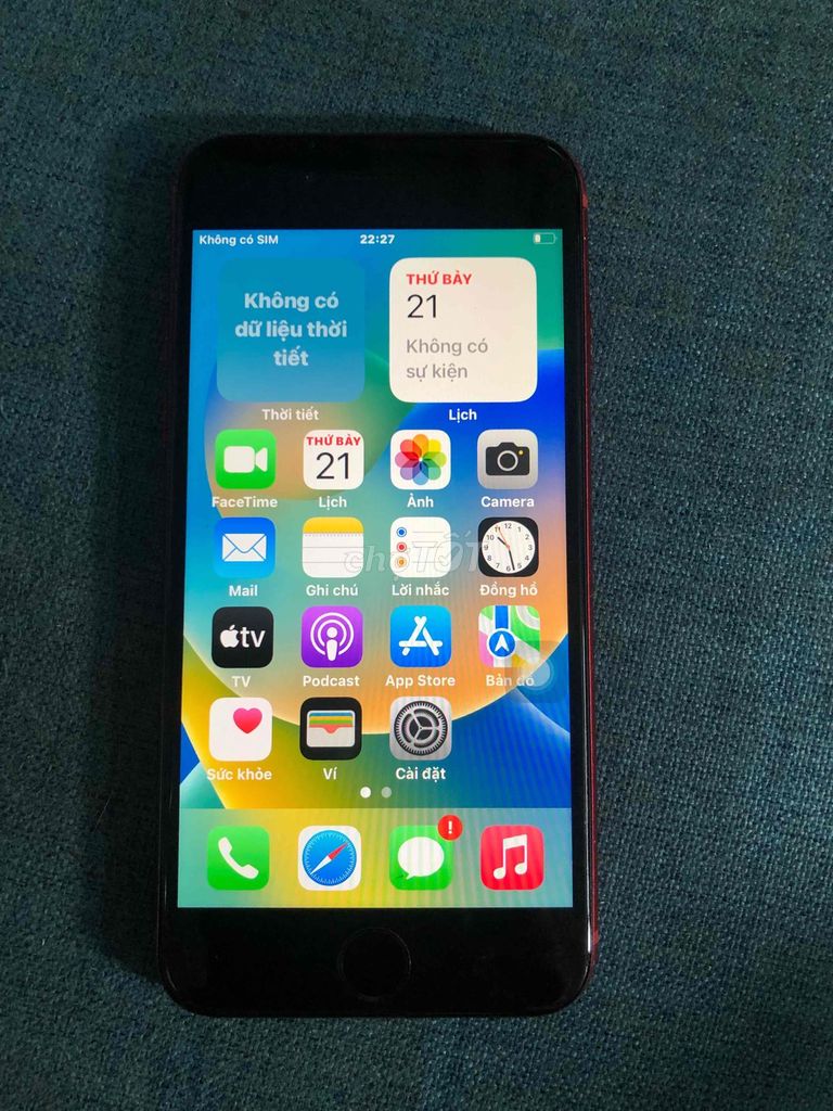 iphone 8 qt 64gb lỗi sim sóng yếu,còn lại ok