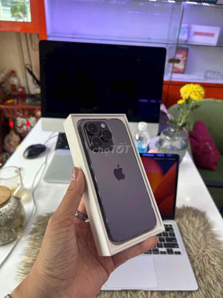 iphone 14promax 128gb tím qtế mỹ pin98 zin áp suất. Mua bán Điện thoại tại Quận 3 Tp Hồ Chí Minh được đăng bởi Nam Á Mobile hình 1