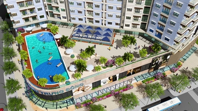 Căn hộ HQC Bình Trưng Đông, Q.2 - 8 triệu/tháng, 2PN, có nội thất.