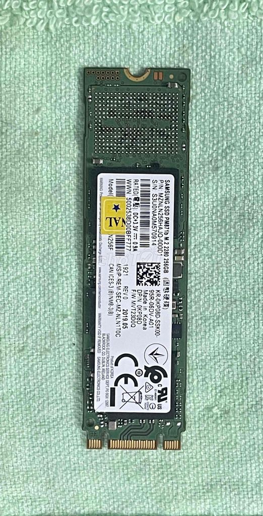 SSD Samsung PM871b 256GB M.2 2280 Hàn Quốc. Mua bán Linh kiện (RAM, Card...) tại Quận Gò Vấp Tp Hồ Chí Minh được đăng bởi Trần Hoà hình 1