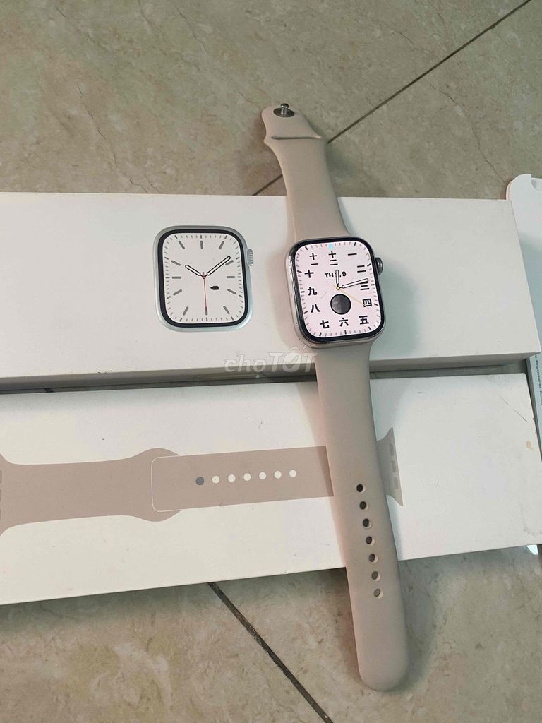 Apple Watch Series 7 Hồng nhạt. Mua bán Thiết bị đeo thông minh tại Thành phố Biên Hòa Đồng Nai được đăng bởi Lộc hình 1