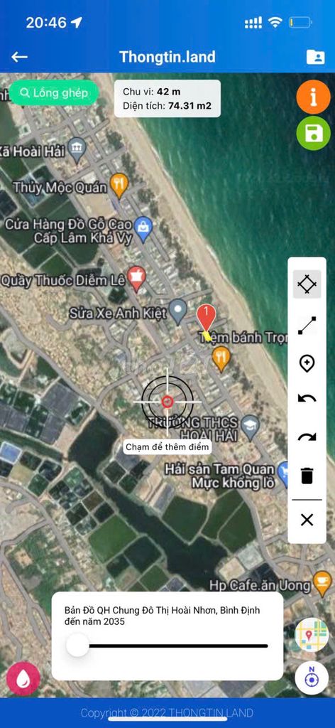 Chính chủ bán đất thổ cư sát biển hoài nhơn đông chỉ 50m đi bộ ra biển Chính chủ bán đất thổ cư sát biển hoài nhơn đông chỉ 50m đi bộ ra biển