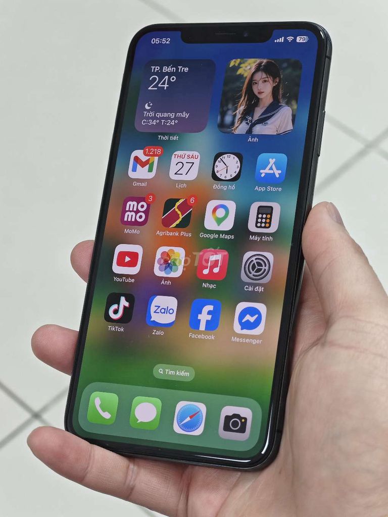 iPhone Xs Max 64GB Đen. Mua bán Điện thoại tại Thành phố Bến Tre Bến Tre được đăng bởi Thanh Nhân hình 1
