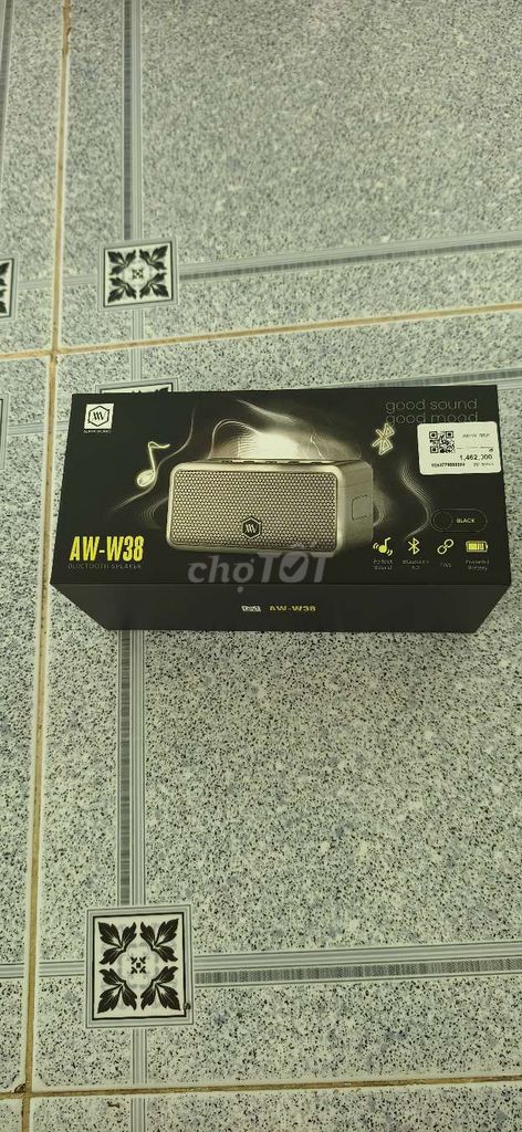 Loa Bluetooth AW-W38 Đen. Mua bán Tivi, Âm thanh tại Huyện Tháp Mười Đồng Tháp được đăng bởi lê thái hình 1