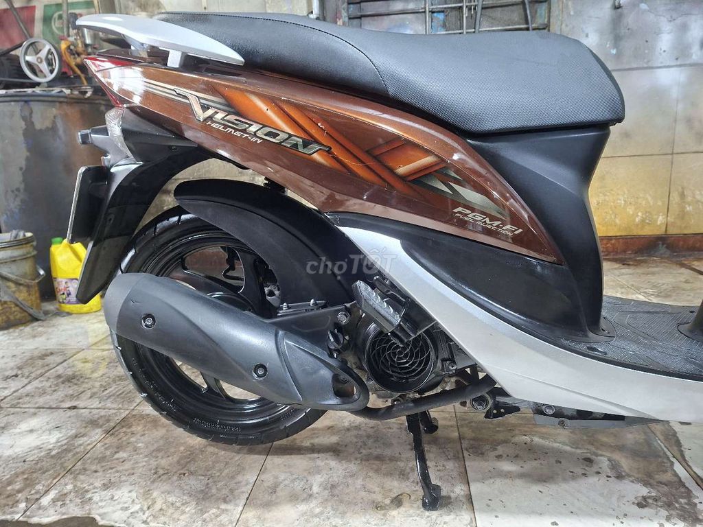 Honda Vision FI 2012 коричневый-черный-серебристый