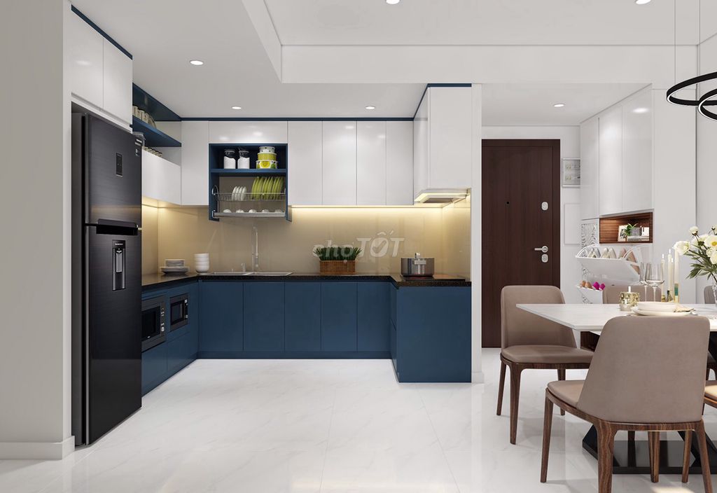 Квартира Нгуен Кима в аренду - 70 м², 2 спальни, цена 14 миллионов в месяц