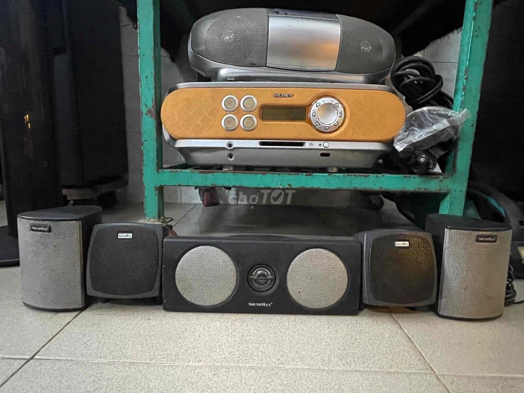 Loa con dàn vi tính SoundMax Đen, Bạc Đã sử dụng. Mua bán Tivi, Âm thanh tại Thành phố Thủ Đức Tp Hồ Chí Minh được đăng bởi Vinh hình 1