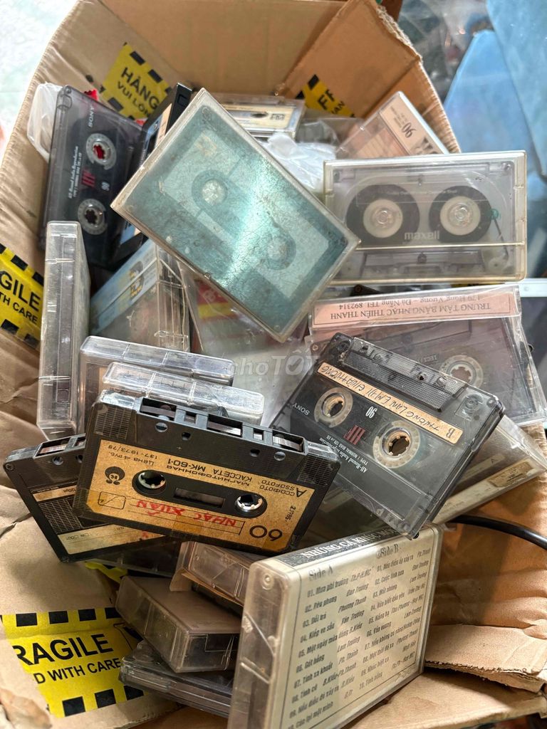 Băng cassette Sony Maxell. Mua bán Sở thích khác tại Quận Sơn Trà Đà Nẵng được đăng bởi HƯƠNG GIANG hình 1
