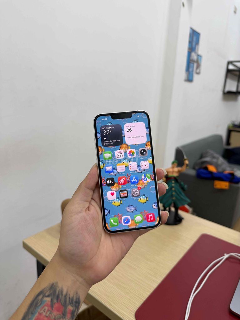 Apple iPhone 13 QTE 128GB Trắng Zin Nguyên Bản. Mua bán Điện thoại tại Quận Đống Đa Hà Nội được đăng bởi Hà Nội Mobile Bao Duyệt Nợ Xấu hình 1