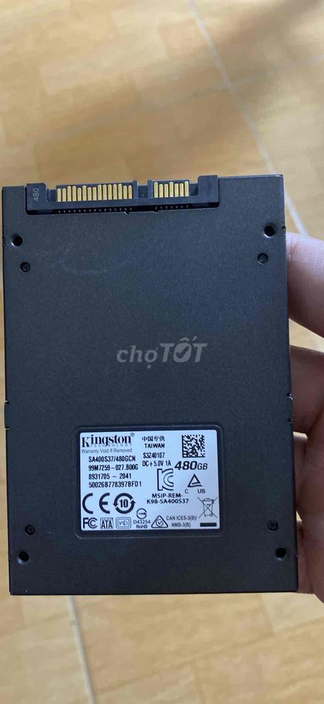 ổ cứng ssd bóc máy kington 480gb