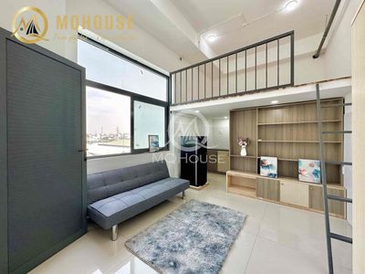 Căn hộ duplex full nội thất, gác cao 1m8, ở được 3-4 bạn📍UEH, VHU, HBU