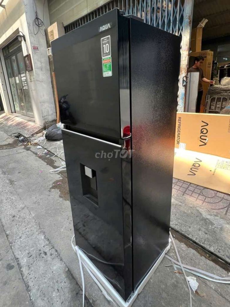 Tủ lạnh Aqua 236L Twin Inverter Đen mới 100%. Mua bán Tủ lạnh tại Quận Gò Vấp Tp Hồ Chí Minh được đăng bởi ĐIỆN MÁY GIÁ KHO hình 1
