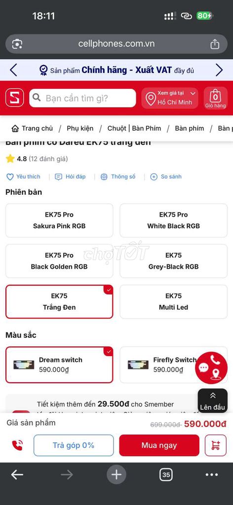 Dareu ek75 ko lỗi lầm