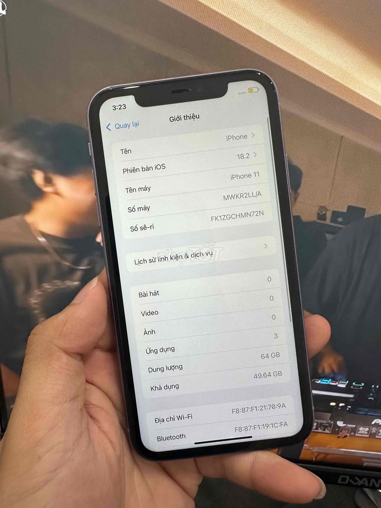 iPhone 11 64GB Tím lỗi face ( sửa được ). Mua bán Điện thoại tại Quận Đống Đa Hà Nội được đăng bởi Ng Hoang Anh hình 1