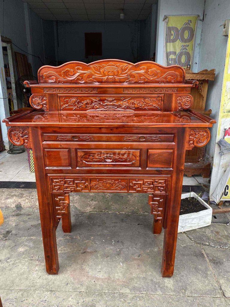 Bàn thờ Gỗ tràm bông vàng. Mua bán Nội thất, đồ gia dụng khác tại Huyện Hóc Môn Tp Hồ Chí Minh được đăng bởi tuyến hình 1