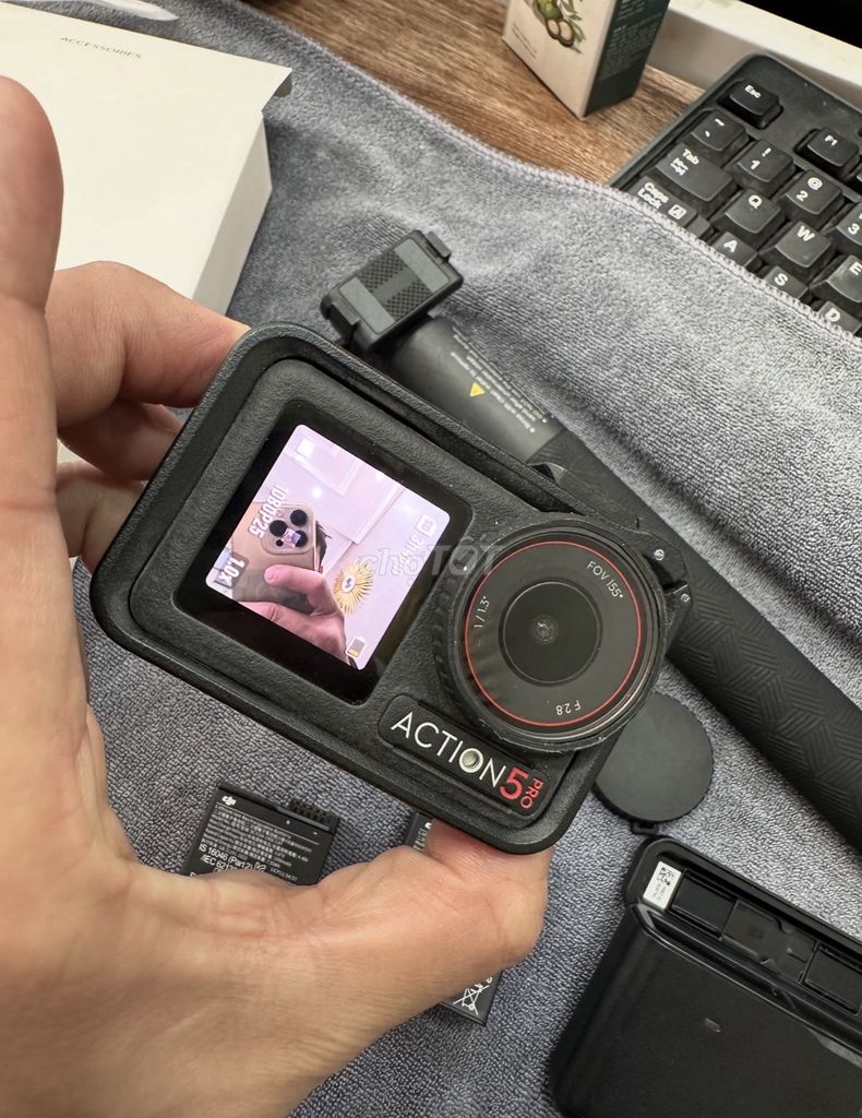 Camera hành động DJI Action 5 Pro Đen. Mua bán Máy ảnh, Máy quay tại Thành phố Biên Hòa Đồng Nai được đăng bởi Hoang Phuc Pro hình 1