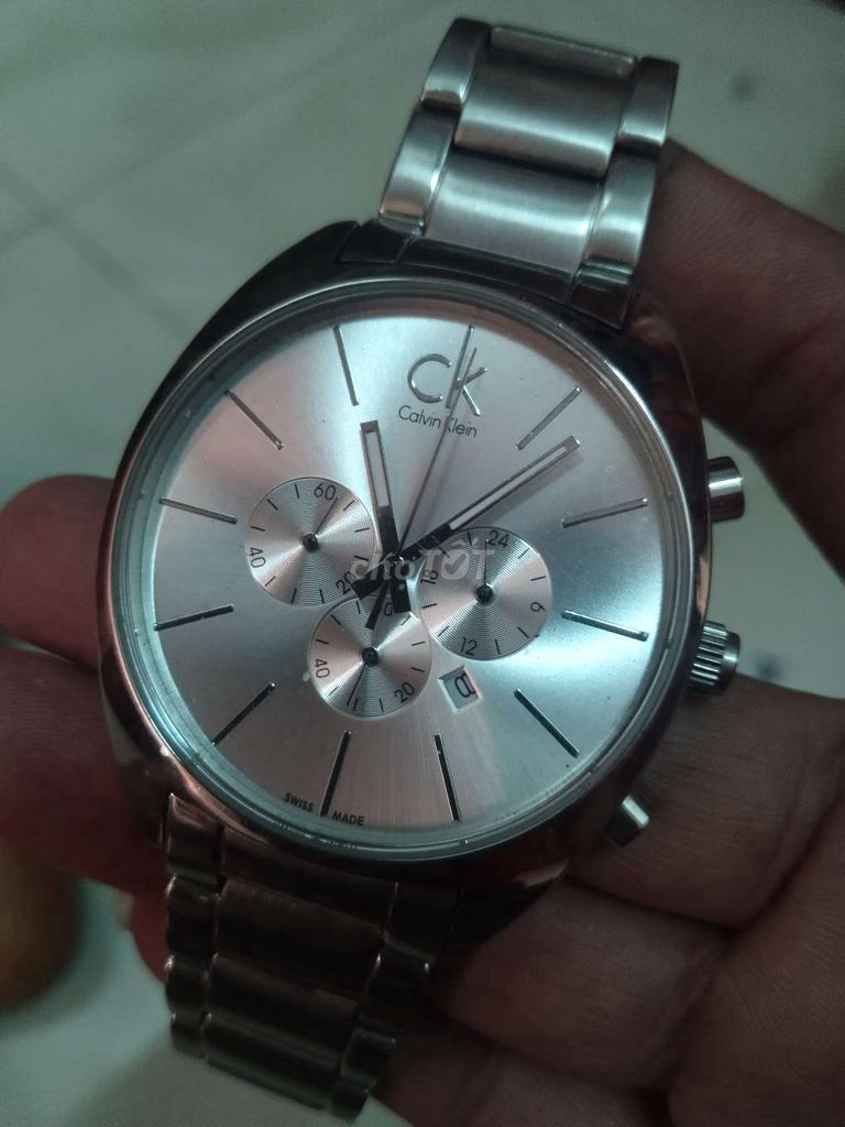 Đồng hồ Calvin Klein Nam Kim loại Bạc 42. Mua bán Đồng hồ tại Quận Cẩm Lệ Đà Nẵng được đăng bởi Đồng hồ Đà Nẵng  hình 1