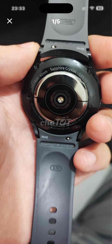 Samsung Watch 5 Đen. Mua bán Thiết bị đeo thông minh tại Huyện Đông Anh Hà Nội được đăng bởi Meliodas hình 1