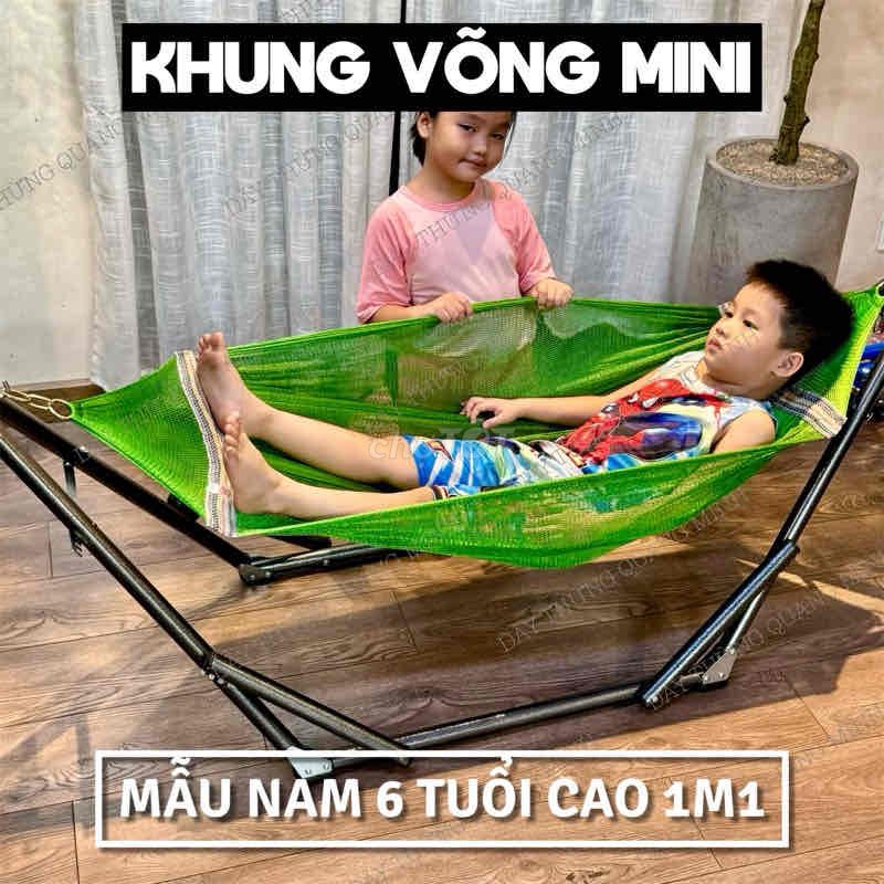 (Khung + Võng) [RẺ VÔ ĐỊCH] Giá Võng em bé   + LƯỚ