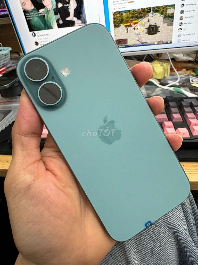 Apple iPhone 16 256g bản sim vật lý. Mua bán Điện thoại tại Thành phố Nha Trang Khánh Hòa được đăng bởi Khai Trần hình 1