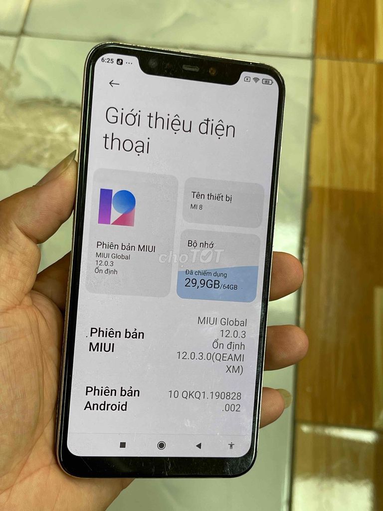 Xiaomi Mi 8 6GB/64GB Android. Mua bán Điện thoại tại Thị xã Tân Uyên Bình Dương được đăng bởi tran tam hình 1