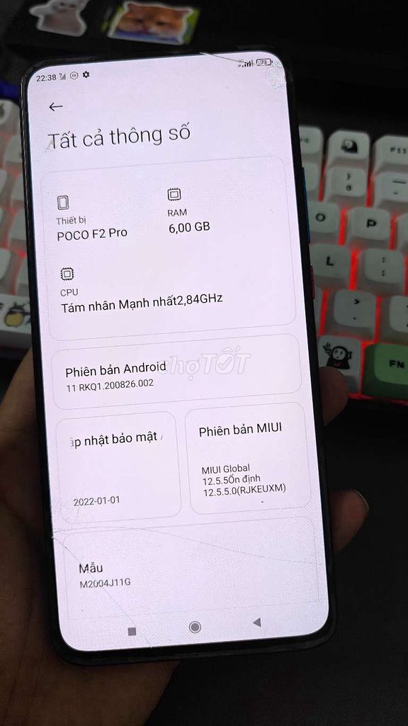 Xiaomi K30 Pro 128GB Xanh. Mua bán Điện thoại tại Thành phố Thủ Đức Tp Hồ Chí Minh được đăng bởi Điện Thoại Giá Tốt hình 1