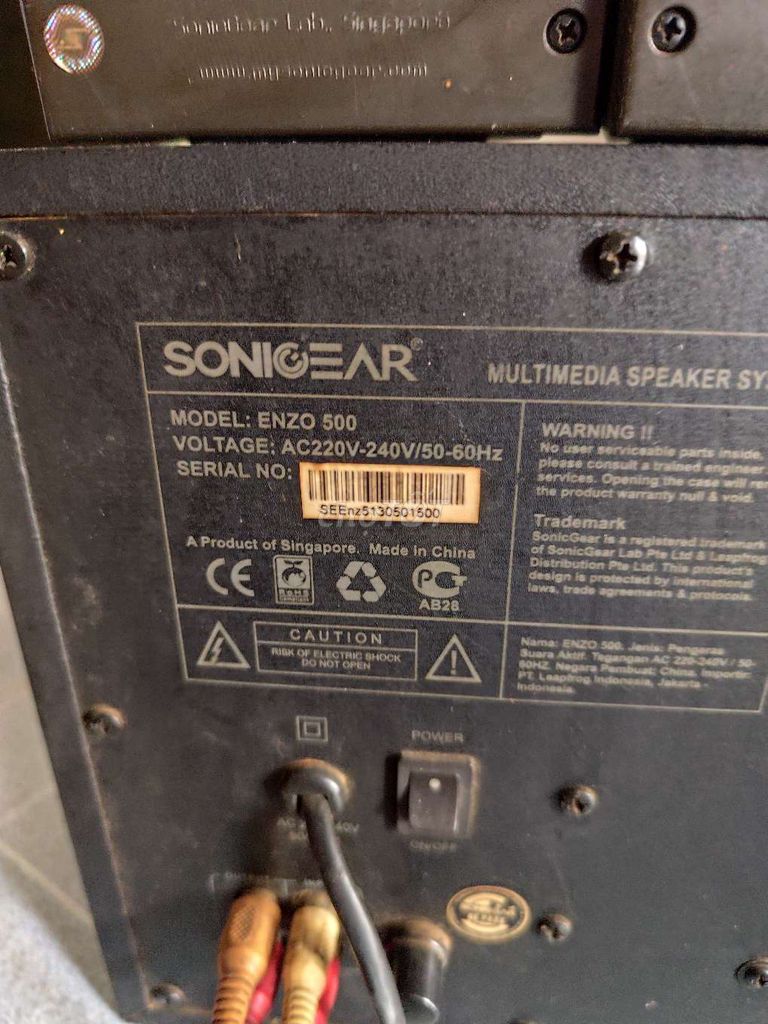 Loa vi tính SonicGear ENZO 500. Mua bán Tivi, Âm thanh tại Thị xã Tân Uyên Bình Dương được đăng bởi Tên chưa cung cấp hình 1