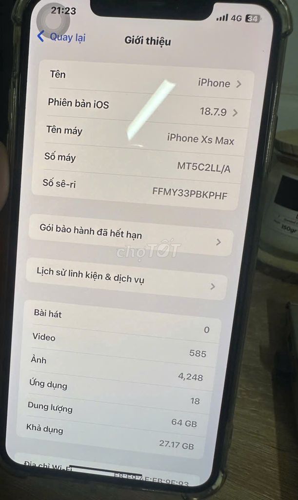 iPhone Xs Max 64GB Vàng đã qua sử dụng. Mua bán Điện thoại tại Thành phố Thủ Đức Tp Hồ Chí Minh được đăng bởi Bá Lộc hình 1