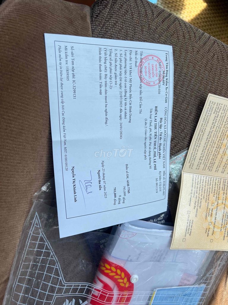 Toyota Camry 1987 2.0 MT - 295000 km. Mua bán Ô tô tại Quận 12 Tp Hồ Chí Minh được đăng bởi Nguyễn văn Lộc  hình 15