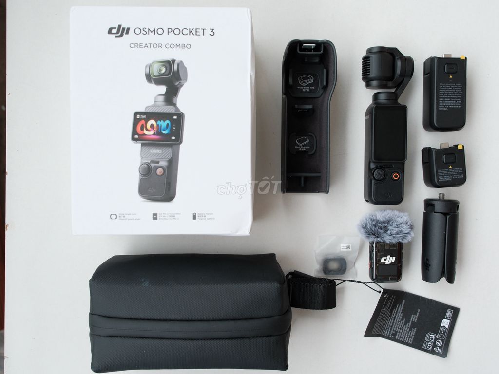  DJI Pocket 3 combo fullbox bh 5/2027.. Mua bán Máy ảnh, Máy quay tại Quận Tân Phú Tp Hồ Chí Minh được đăng bởi TRAN TAN hình 1