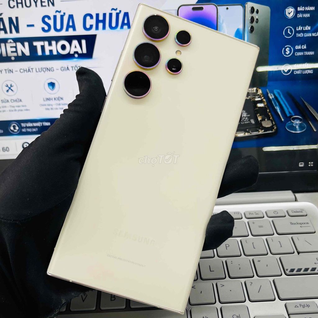 Samsung Galaxy S23 Ultra Trắng chính hãng. Mua bán Điện thoại tại Thành phố Biên Hòa Đồng Nai được đăng bởi DT MOBILE BIÊN HOÀ hình 1