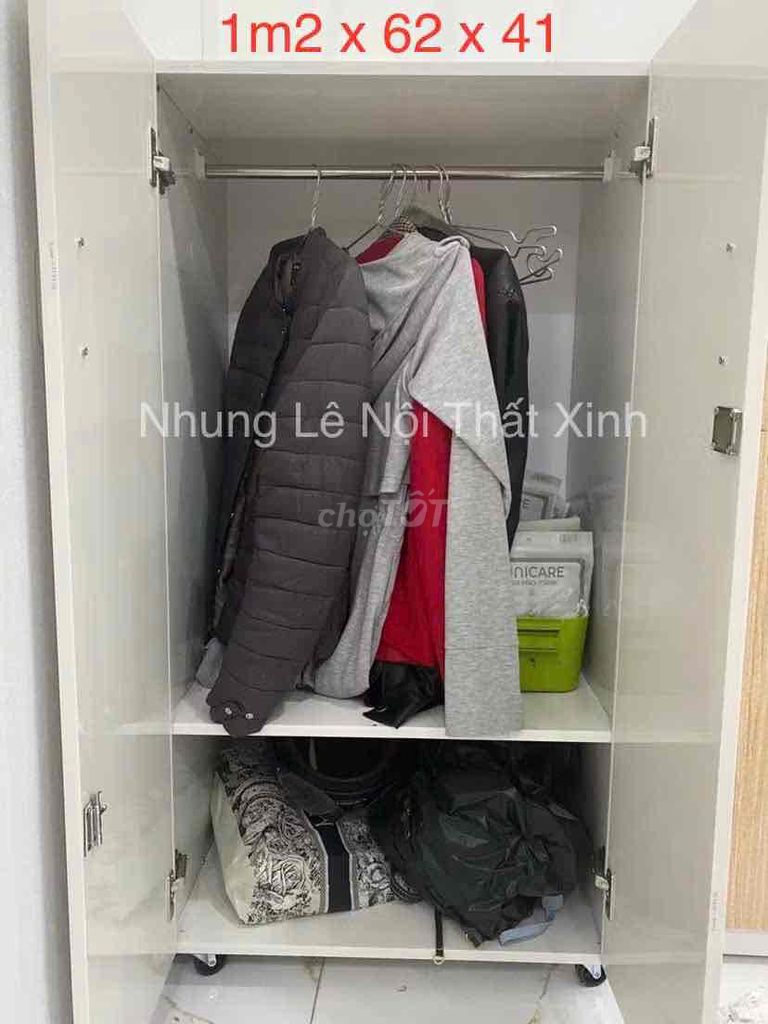 Tủ quần áo Ecomi 2 cánh mini. Mua bán Tủ, kệ gia đình tại Quận Sơn Trà Đà Nẵng được đăng bởi Nội Thất Xinh hình 1